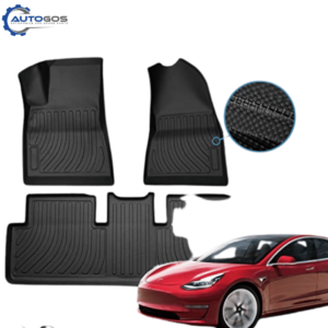 Top 5 Rubber Car Floor Mats for 2022 Tesla model 3 10 Home Hardware Tesla Model 3 Floor Mat Set