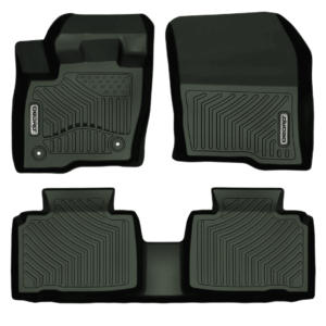 Top 5 Car Floor Mats for the 2022 Honda Civic 4 OEDRO Floor Mats Unique Black TPE All-Weather Guard