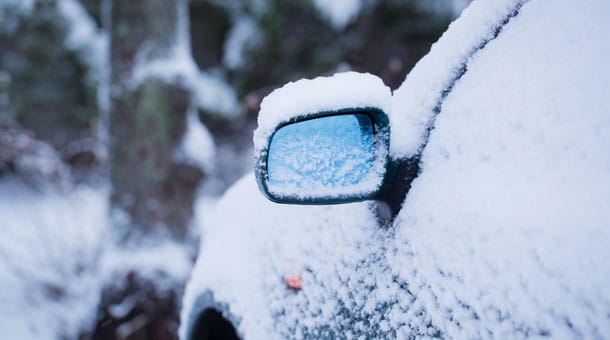 Clear your car of SNOW AND ICE