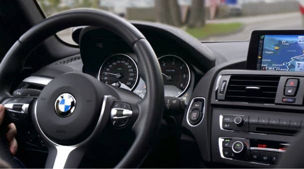 Interior of 2023 BMW 530e-Series